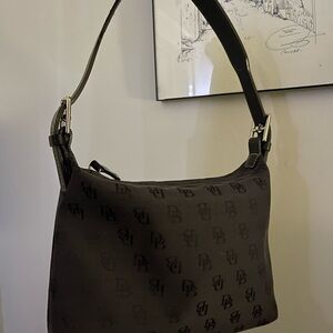 Dooney & Bourke Black Monogram Shoulder Bag
